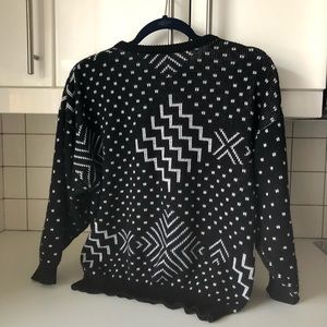 Vintage Sweaters - Vintage Multi-Pattern Sweater Vintage Sweaters - Vintage Multi-Pattern Sweater